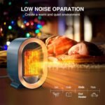 ⁦Chauffage soufflant rapide 1200 W idéal pour la maison ou le bureau - سخان كهربائي محمول⁩ - الصورة ⁦2⁩