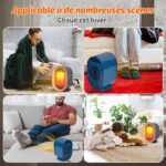⁦Chauffage soufflant rapide 1200 W idéal pour la maison ou le bureau - سخان كهربائي محمول⁩ - الصورة ⁦6⁩