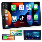 Écran de voiture Android de 10,1 pouces compatible Apple CarPlay Android Auto - شاشة ذكية للسيارة