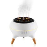 ⁦Diffuseur d'huiles essentielles ultrasonique 350 ml avec télécommande et lumières - جهاز تعطير الجو⁩ - الصورة ⁦2⁩