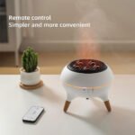 ⁦Diffuseur d'huiles essentielles ultrasonique 350 ml avec télécommande et lumières - جهاز تعطير الجو⁩ - الصورة ⁦3⁩