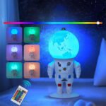 ⁦Lampe Astronaute lunaire avec télécommande et LED 16 couleurs - مصباح رجل الفضاء⁩ - الصورة ⁦2⁩