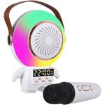 ⁦Haut-parleur Bluetooth karaoké astronaute avec microphone et réveil intégré⁩ - الصورة ⁦5⁩