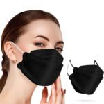 ⁦Lot de 20Pcs Bavettes 3D FFP2 à Quatre couches -  علبة كمامات سوداء عالية الجودة⁩ - الصورة ⁦6⁩