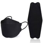 ⁦Lot de 20Pcs Bavettes 3D FFP2 à Quatre couches -  علبة كمامات سوداء عالية الجودة⁩ - الصورة ⁦4⁩