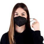 ⁦Lot de 20Pcs Bavettes 3D FFP2 à Quatre couches -  علبة كمامات سوداء عالية الجودة⁩ - الصورة ⁦2⁩