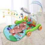 ⁦Tapis de marche 2 en 1 pour enfants avec jouets pour bébés - بساط ألعاب ومشاية للأطفال⁩ - الصورة ⁦2⁩