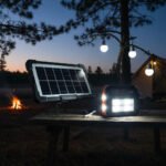⁦Kit Panneau Solaire portable avec Torche LED Rechargeable et 2 Lampes  - طقم مصباح يعمل بالطاقة الشمسية⁩ - الصورة ⁦6⁩