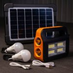 ⁦Kit Panneau Solaire portable avec Torche LED Rechargeable et 2 Lampes  - طقم مصباح يعمل بالطاقة الشمسية⁩ - الصورة ⁦3⁩