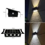 ⁦Projecteur Solaire Étanche IP65 pour Jardin et Terrasse -  ضوء جداري خارجي يعمل بالطاقة الشمسية مقاوم للماء⁩ - الصورة ⁦7⁩