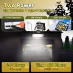 ⁦Lampe Solaire Rechargeable LED 300 W Portable et Magnétique 26000LM - مصباح محمول قابل للشحن بالطاقة الشمسية⁩ - الصورة ⁦2⁩