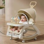Chaise à bascule portable pour enfants avec poignée parentale inclinaison multi-positions - كرسي أطفال بعدة وضعيات للجلوس
