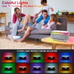 ⁦Haut-parleur Bluetooth intelligent, veilleuse créative de bureau, chargeur audio sans fil, lumière d'ambiance de chevet⁩ - الصورة ⁦6⁩