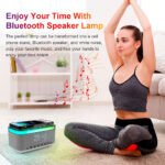 ⁦Haut-parleur Bluetooth intelligent, veilleuse créative de bureau, chargeur audio sans fil, lumière d'ambiance de chevet⁩ - الصورة ⁦7⁩