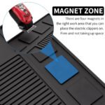 ⁦Tapis de rangement pour outils de coiffeur magnétique flexible et antidérapant⁩ - الصورة ⁦4⁩