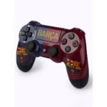 ⁦SONY DualShock Manette PS4 Sans Fil, Batterie Rechargeable (High Copy) – Edition Barça⁩ - الصورة ⁦4⁩
