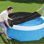 ⁦Grand bâche de piscine 244cm Bestway 58032 – غطاء مسبح⁩ - الصورة ⁦5⁩