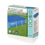 ⁦Grand bâche de piscine rectangulaire en polyéthylène 259 x 170 cm Bestway 58105 - غطاء مسبح⁩ - الصورة ⁦6⁩