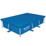 ⁦Grand bâche de piscine rectangulaire en polyéthylène 259 x 170 cm Bestway 58105 - غطاء مسبح⁩ - الصورة ⁦3⁩