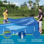 ⁦Grand bâche de piscine rectangulaire en polyéthylène 300 x 201 cm Bestway 58106 - غطاء مسبح⁩ - الصورة ⁦6⁩