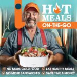 ⁦Boîte à lunch électrique en Inox Capacité 1.05L - علبة تسخين الطعام من الإينوكس⁩ - الصورة ⁦5⁩