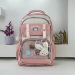 ⁦Sac à Dos Scolaire pour Enfants Style Kawaii BoShiKai Rose - حقيبة ظهر مدرسية للأطفال وردي⁩ - الصورة ⁦2⁩