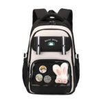 ⁦Sac à Dos Scolaire pour Enfants Style Kawaii BoShiKai Noir -  حقيبة ظهر مدرسية للأطفال أسود⁩ - الصورة ⁦2⁩