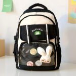 ⁦Sac à Dos Scolaire pour Enfants Style Kawaii BoShiKai Noir -  حقيبة ظهر مدرسية للأطفال أسود⁩ - الصورة ⁦7⁩
