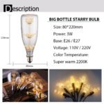 ⁦Ampoule Edison E27 à vis LED Grande bouteille - مصباح ديكور⁩ - الصورة ⁦4⁩