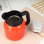 ⁦Pichet isotherme , avec bac à thé divisé et couvercle d'affichage de la température en acier inoxydable 304 1100 ml⁩ - الصورة ⁦4⁩