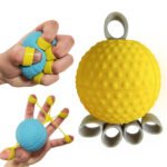 Balle de Rééducation et de Renforcement pour la Main 2 en 1 –  كرة تمرين المعصم