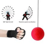 ⁦Balle de Boxe Reflex pour améliorer la coordination œil-main 3Pcs⁩ - الصورة ⁦6⁩