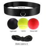 ⁦Balle de Boxe Reflex pour améliorer la coordination œil-main 3Pcs⁩ - الصورة ⁦3⁩