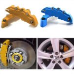 ⁦Lot de 2 caches étriers de frein de voiture durables 3D 25cm⁩ - الصورة ⁦7⁩