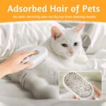 ⁦Brosse à vapeur pour chat autonettoyante 3en1 - فرشة تنظيف القطط⁩ - الصورة ⁦4⁩
