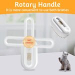 ⁦Brosse à vapeur pour chat autonettoyante 3en1 - فرشة تنظيف القطط⁩ - الصورة ⁦3⁩