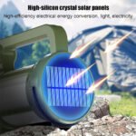 ⁦Lanterne de camping LED Rechargeable avec Ventilateur et 4 modes d'éclairage - مصباح ومروحة محمولة⁩ - الصورة ⁦5⁩