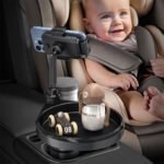 ⁦Plateau extensible 4 en 1 avec support de téléphone pour voiture - حامل أغراض ومشروبات في السيارة⁩ - الصورة ⁦4⁩