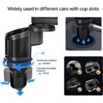 ⁦Plateau extensible 4 en 1 avec support de téléphone pour voiture - حامل أغراض ومشروبات في السيارة⁩ - الصورة ⁦5⁩