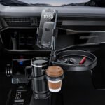 ⁦Plateau extensible 4 en 1 avec support de téléphone pour voiture - حامل أغراض ومشروبات في السيارة⁩ - الصورة ⁦6⁩