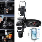 Plateau extensible 4 en 1 avec support de téléphone pour voiture - حامل أغراض ومشروبات في السيارة