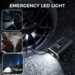 ⁦Compresseur d'Air Portable 150 PSI avec Lampe LED – منفاخ هواء محمول مع إضاءة⁩ - الصورة ⁦4⁩