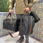 ⁦Pack 3Pcs Cabas Sac a Dos et Pochette en Tissue Imperméable⁩ - الصورة ⁦5⁩
