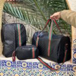 ⁦Pack 3Pcs Cabas Sac a Dos et Pochette en Tissue Imperméable⁩ - الصورة ⁦6⁩