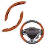 ⁦Couvre Volant Universel en Simili Cuir 2Pcs⁩ - الصورة ⁦6⁩