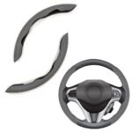 ⁦Couvre Volant Universel en Simili Cuir 2Pcs⁩ - الصورة ⁦5⁩