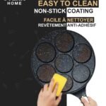 ⁦Poêle Antiadhésive 7 Moules – مقلاة غير لاصقة بسبعة قوالب⁩ - الصورة ⁦7⁩