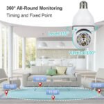 ⁦Caméra de Sécurité Ampoule à Double Objectif Suivi Automatique - كاميرة مراقبة بميزة التتبع الذاتي⁩ - الصورة ⁦6⁩