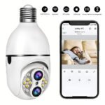 Caméra de Sécurité Ampoule à Double Objectif Suivi Automatique - كاميرة مراقبة بميزة التتبع الذاتي