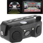 ⁦Kit de caméra de recule avec double capteur de de stationnement - كاميرة خلفية مع رادارات خلفية⁩ - الصورة ⁦2⁩